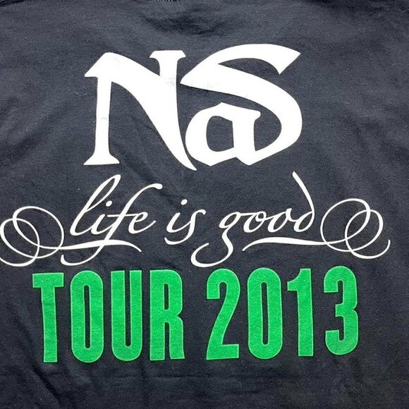 Nas rap style t shirt y2k vintage men’s L - Picture 5 of 6